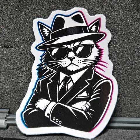 ALPHA CAT Sticker
